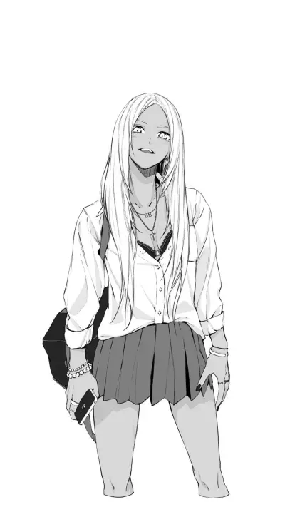 二次元美少女素描