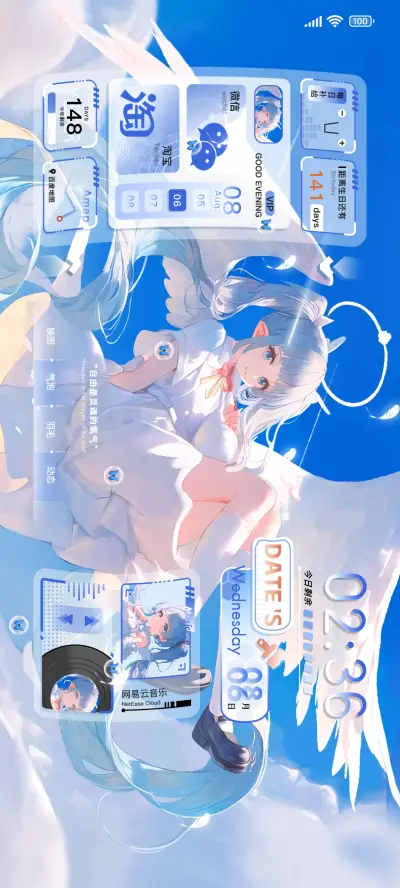 最初的声音miku THEME for Xiaomi MIUI HyperOS