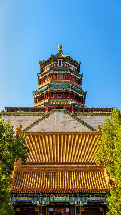 中国古建筑之美-拍信图库