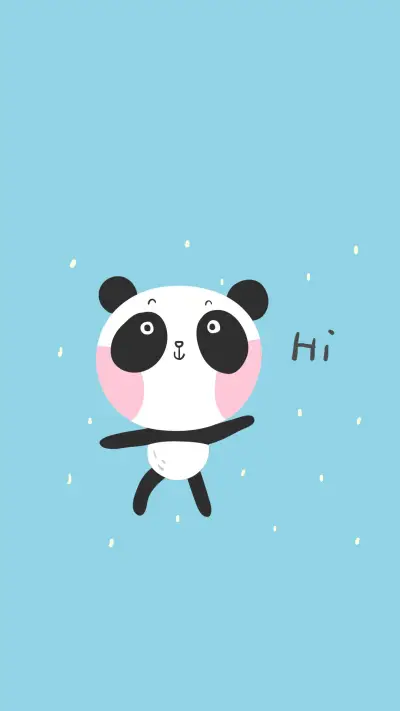 可爱的熊猫酱-拍信图库