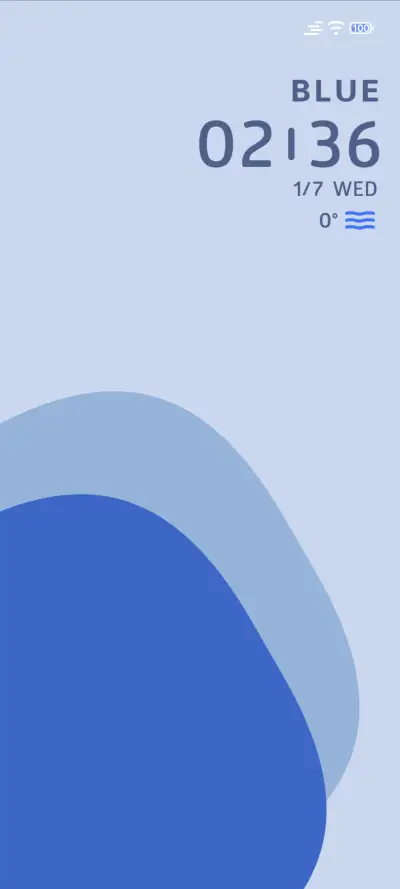 Blue UI THEME for Xiaomi MIUI HyperOS