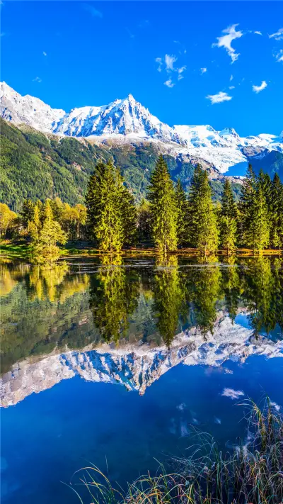 阿尔卑斯山脉的倒影 - Screenshot 1
