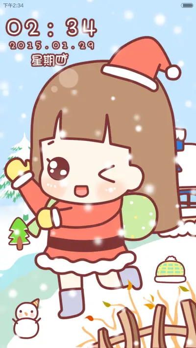 【v6】hatty大约在冬季（滑动六锁屏+自由桌面+音乐界面）（1.1）