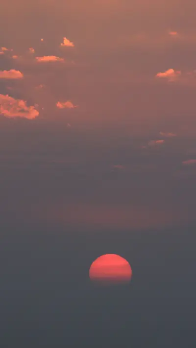 日暮霞光-拍信图库