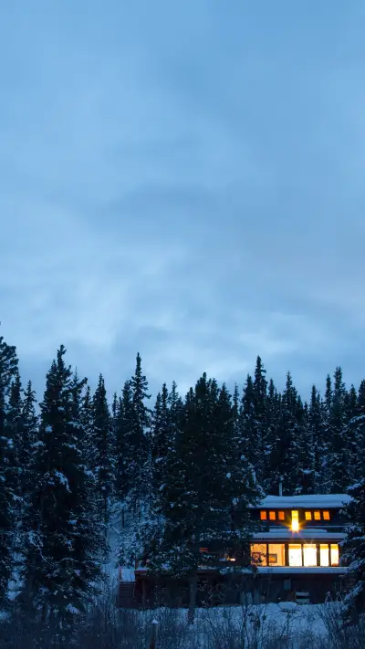 雪中小屋-拍信图库 - Screenshot 1