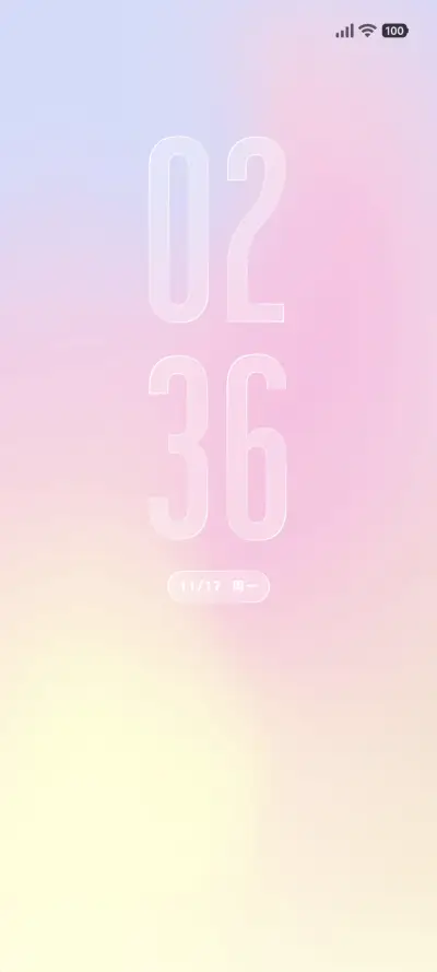 迷幻glass THEME for Xiaomi MIUI HyperOS