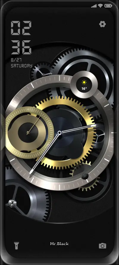 Mr Black THEME for Xiaomi MIUI HyperOS