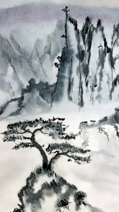 水墨色彩-拍信图库 - Screenshot 1