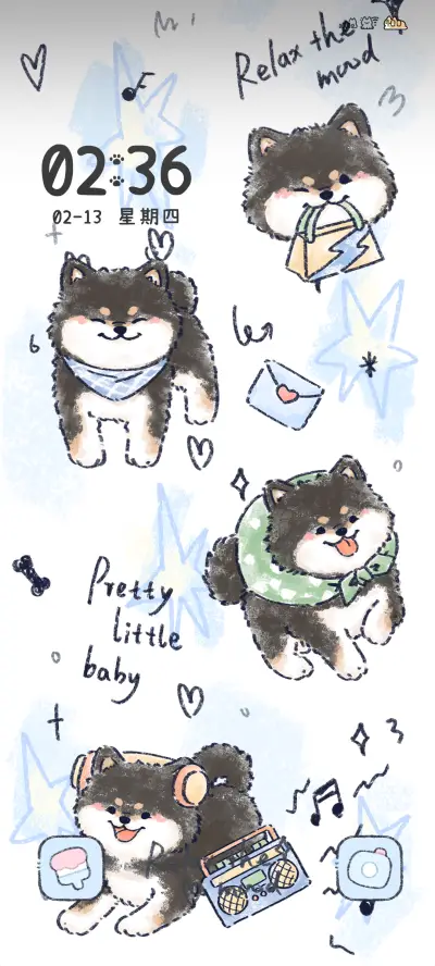 涂鸦小黑柴 - Screenshot 2