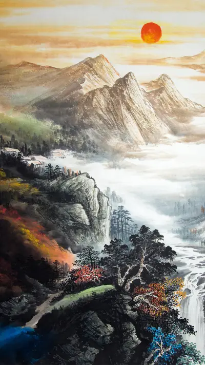 古韵山水-拍信图库