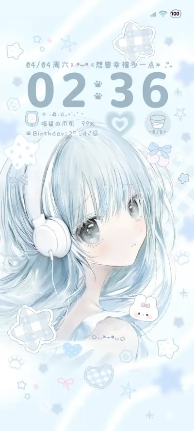 OS少女心绪光栅换色 THEME for Xiaomi MIUI HyperOS