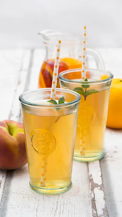 甜蜜美味的果茶