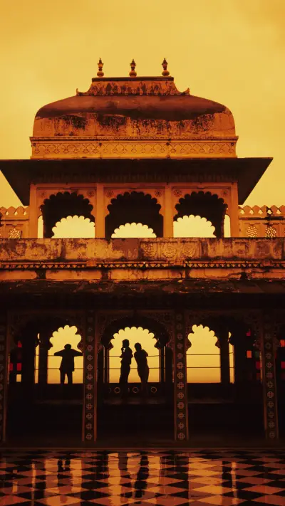 India-City Palace at Dusk
