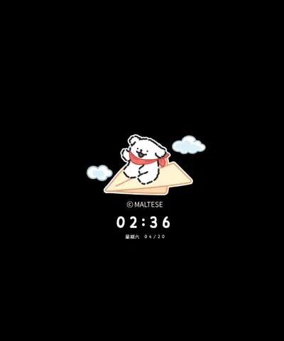 线条小狗拼贴多模式
