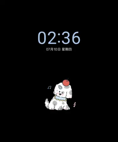 蓝色斑点小狗