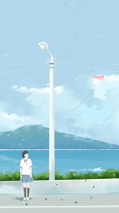 闲看流云，静赏花开