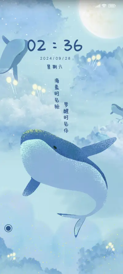 海蓝时见鲸 THEME for Xiaomi MIUI HyperOS
