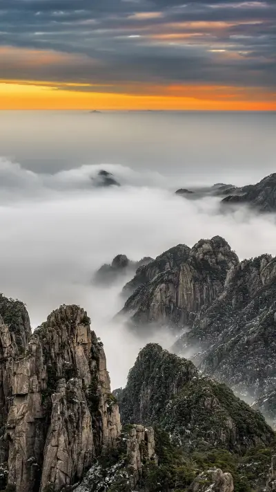 登黄山，天下无山