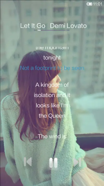 爱了你一整个曾经（自定义锁屏文字） - Screenshot 2